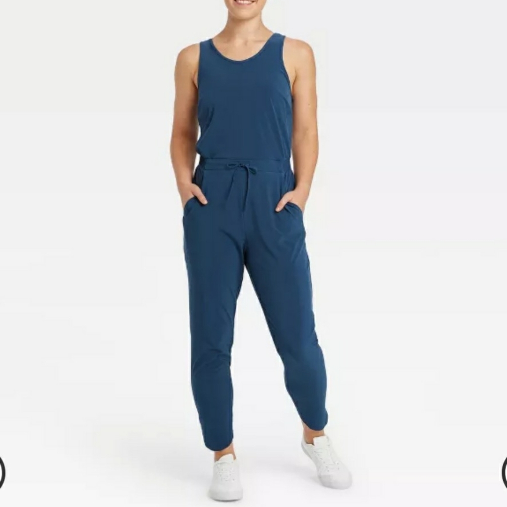 Stretch Woven Jumpsuit